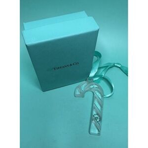 Tiffany & Co Candy Cane Crystal‎ Ornament